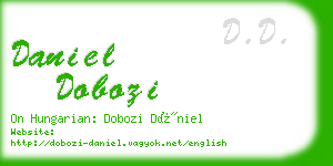 daniel dobozi business card